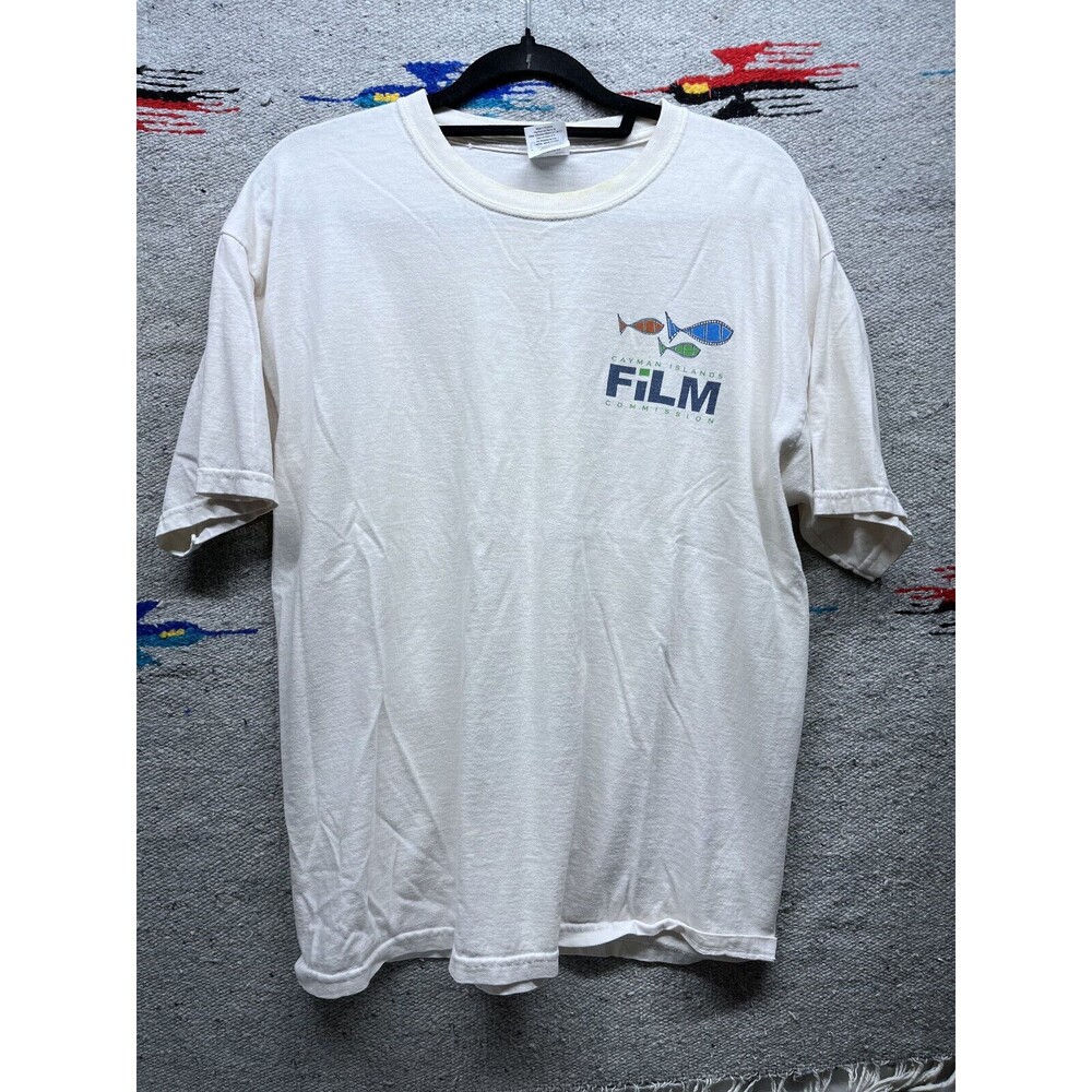 Vintage Cayman Islands Film Commission T shirt Large